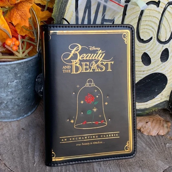 Authentic KATE SPADE Leather Disney beauty and the beast passport holder/cards - Picture 2 of 7